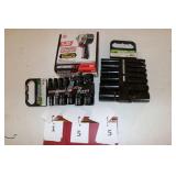 Earthquake 1/2" air impact with sockets