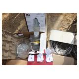 Indoor/outdoor lighting and stainless pot set