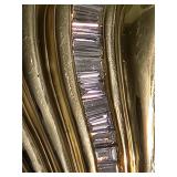 Slide Pendant 14K YG 18 Baguette Natural 1CT tw