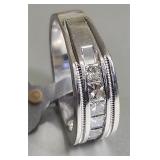 14K WG 7 Natural Princess Cut Diamonds 1.5 CT