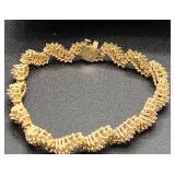 14K YG 7.25" 345 Natural Champagne Diamonds