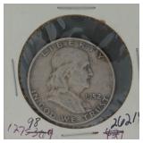 1952-D SILVER Franklin Liberty 1/2 dollar