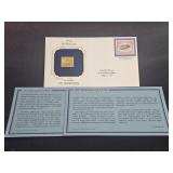 22K Gold Replica 1918 Inverted jenny 24 cent stamp