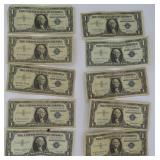 10 - 1957 $1.00 Silver Certificates