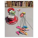 hummingbird feeder & butterfly