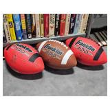 3 franklin footballs