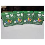 NEW 4 boxes of colored x-mas lights ($5.97 each)