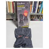 heated motorcycle or snowmobile gloves