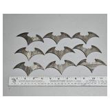 (9) sharpened Batarangs