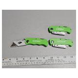 3 utility knives