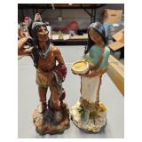 12" Indian figurines