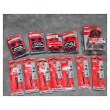 (12) tile & stone hole saws & 1/4" bits