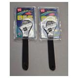 2 adjustable wrenches