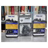 3 - (2 per pack 14" chain saw chains)