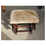 rocking stool - can be recovered - good frame