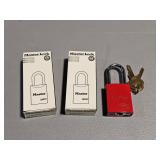 3 Master Padlocks