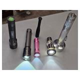 6 flashlights