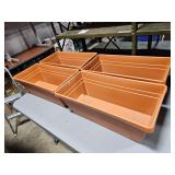 4 NEW planters 24 x 12 x 17 (19.98 each at Lowe