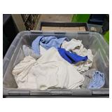 bin of rags