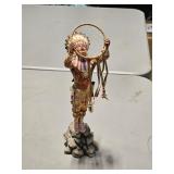 Indian with dream catcher - Hamilton Collection