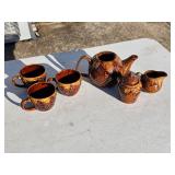 Decorative Brown Serving Pieces