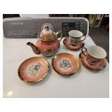 Tea - Coffee Pot, saucers, cups