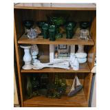 shelf & collectible glass contents