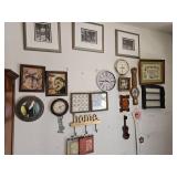 decorative items on wall
