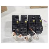 (4) Square D 60 Amp 2 pole breakers