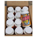 case of 12 drain cleaner crystals