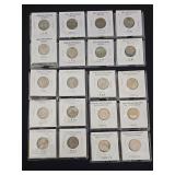 20 Old Jefferson Nickels