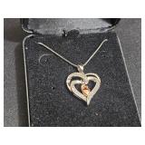 DIAMOND HEART NECKLACE
