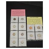 12 - proof & uncirculated coins