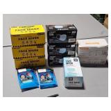 8+ boxes of masks