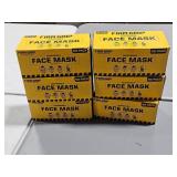 6 packs of 50 each face masks