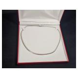 HERRINGBONE STERLING NECKLACE