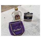 Crown Royal Bottle & Flask