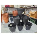 6 - 9" flower pots