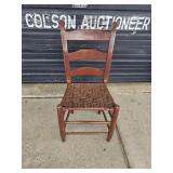 vintage ladder back chair