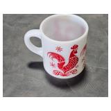 collectible vintage chicken mug