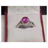 PINK SAPPHIRE ESTATE RING