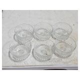 vintage arcoroc starburst dessert  dish