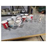 x-mas cups & glasses