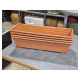 4 - NEW 24" planters