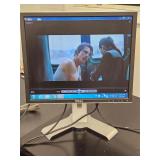 DEL 19" monitor - adjustable height with cords