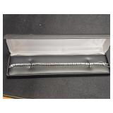 WHITE SAPPHIRE TENNIS BRACELET