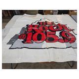 105.9 THE Rock viyl banner - great decor items