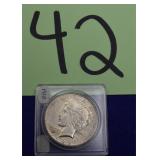 1928 Peace Silver Dollar