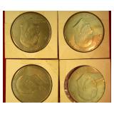 (5) 1971 United States Eisenhower Dollar Coins