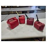 4 gas cans